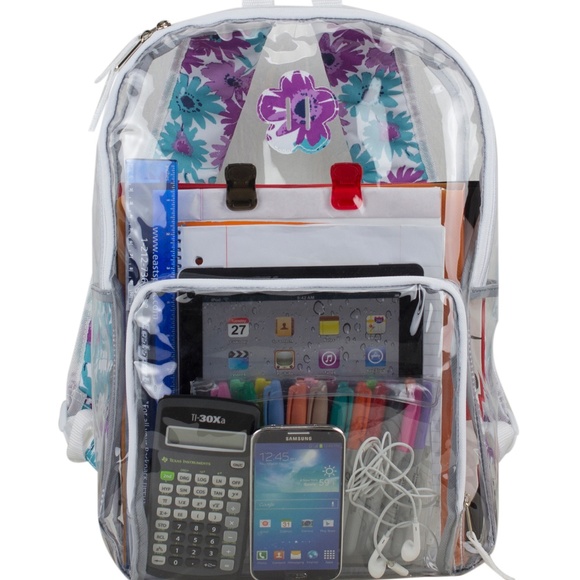 NEW clear pvc school backpack - Picture 4 of 6